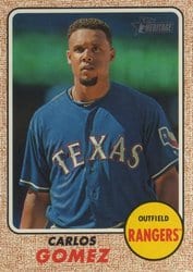2017 Topps Heritage Base Set Carlos Gomez #335 card