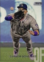 2018 Stadium Club Base Set Carlos Gonzalez #6 card