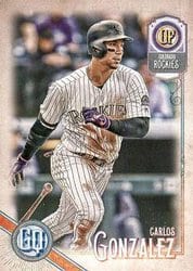 2018 Topps Gypsy Queen Base Set Carlos Gonzalez #137 card