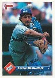 1993 Donruss Base Set Carlos Hernandez #406 card