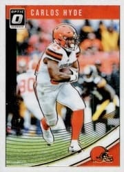 2018 Donruss Optic Base Set Carlos Hyde #25 card