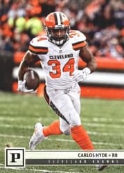 2018 Panini Base Set Carlos Hyde #73 card
