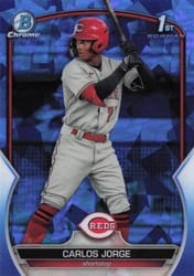 2023 Bowman Sapphire Edition Base Set Carlos Jorge #BCP-120 card