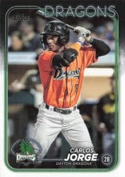 2024 Topps Pro Debut Base Set Carlos Jorge #PD-26 card