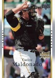 2007 Upper Deck Base Set Carlos Maldonado #34 card