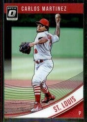 2018 Donruss Optic Base Set Carlos Martinez #144 card