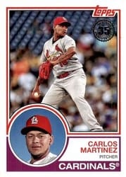2018 Topps 1983 Topps Baseball 35th Anniversary Carlos Martinez #83-12 card