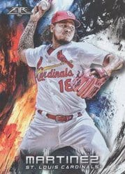 2018 Topps Fire Base Set Carlos Martinez #116 card