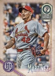 2018 Topps Gypsy Queen Base Set Carlos Martinez #146b card