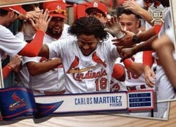 2019 Topps Big League Base Set Carlos Martinez #212 card