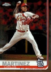 2019 Topps Chrome Base Set Carlos Martinez #149 card