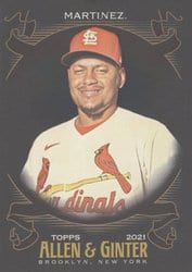 2021 Topps Allen & Ginter X Base Set Carlos Martinez #296 card