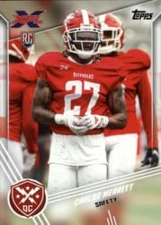 2020 Topps XFL Base Set Carlos Merritt #6 card