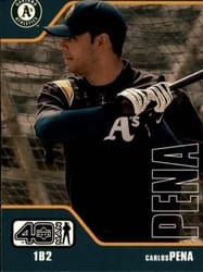 2002 Upper Deck 40-Man Base Set Carlos Pena #49 card