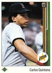 1989 Upper Deck Base Set Carlos Quintana #26 card