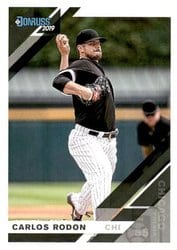 2019 Donruss Base Set Carlos Rodon #142 card
