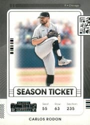 2021 Panini Contenders Base Set Carlos Rodon #79 card