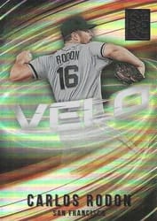 2022 Panini Capstone Velo Carlos Rodon #V-8 card