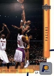 2001-02 Upper Deck Base Set Carlos Rogers #288 card