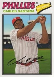 2018 Topps Archives Base Set Carlos Santana #151 card