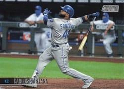 2021 Stadium Club Base Carlos Santana #190 card