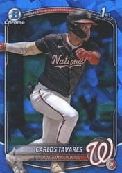 2025 Bowman Sapphire Edition Base Set Carlos Tavares #BCP-28 card