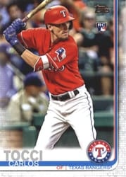 2019 Topps Base Set Carlos Tocci #649 card