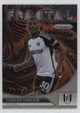 2023 Panini Prizm Premier League Fractal Carlos Vinicius Silver #10 card