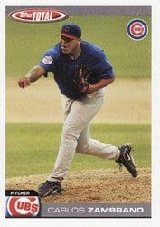 2004 Topps Total Base Set Carlos Zambrano #224 card