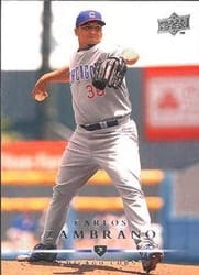 2008 Upper Deck Base Set Carlos Zambrano #442 card