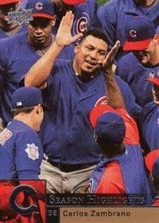 2009 Upper Deck Base Set Carlos Zambrano #461 card