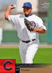 2009 Upper Deck Base Set Carlos Zambrano #69 card