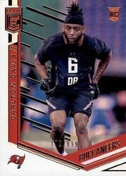 2018 Donruss Elite Base Set Carlton Davis #117 card