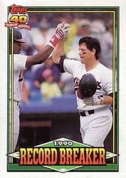 1991 Topps Base Set Carlton Fisk #3 card
