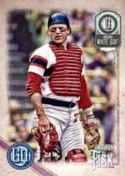 2018 Topps Gypsy Queen Base Set Carlton Fisk #308 card