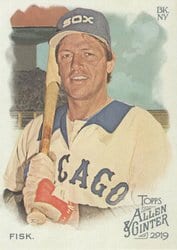 2019 Topps Allen & Ginter Base Set Carlton Fisk #272 card