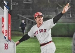 2020 Topps Base Set Carlton Fisk #388b card