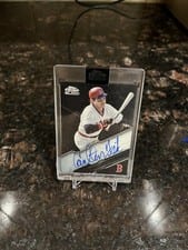 2021 Topps Chrome Black Autographs Carlton Fisk #CBA-CF card