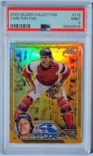 2023 Topps Gilded Collection Base Set Carlton Fisk #115 card