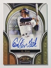 2023 Topps Tier One Prime Performers Autographs Carlton Fisk #PPA-CF card