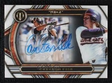 2023 Topps Tribute Tribute to Nicknames Autographs Carlton Fisk #TTN-CF card