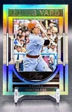 2024 Panini Three and Two Going Yard Carlton Fisk #6 card