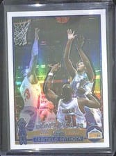 2003 Topps Chrome Carmelo Anthony Refractor #113 card