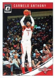 2018-19 Donruss Optic Base Set Carmelo Anthony #127 card