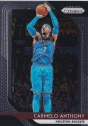 2018-19 Panini Prizm Base Set Carmelo Anthony #59 card