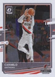 2020-21 Donruss Optic Base Set Carmelo Anthony #25 card