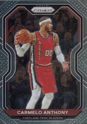 2020-21 Panini Prizm Base Set Carmelo Anthony #154 card