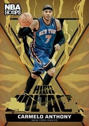 2024-25 Hoops High Voltage Carmelo Anthony #18 card