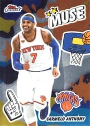 2025-26 Finest Muse Carmelo Anthony #M-7 card