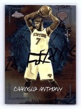 2025-26 Topps Chrome Cactus Jack La Flame Legends Carmelo Anthony #LFL-12 card